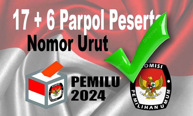 Parpol dan Nomor Urut dalam Pemilu 2024
