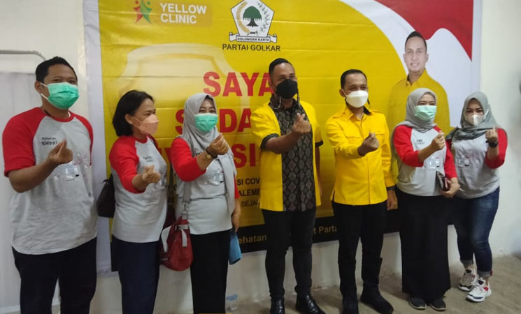 Golkar Kota Palembang Adakan Vaksin Bagi Pengurus ...